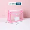 Bolsa para Archivos A4, Bolsa Transparente de Gran Capacidad para Exámenes Estudiantiles, Bolsa de Información de Oficina, Bolsa para Archivos con Portatarjetas de Visita, Bolsa Tridimensional con Borde Cosido