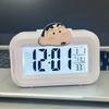 Adesivo Xiao Xin decoração de desenho animado fofa relógio despertador eletrônico mini relógio despertador relógio de hora para acordar estudante despertador