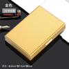 Portatarjetas Metálico Popular Creativo Transfronterizo para Hombres y Mujeres Caja de Tarjetas Delgada de Acero Inoxidable Antidesmagnetización Cartera Portátil Fuente de Negocios