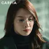 Óculos Sem Aro Como os Usados por Gao Qilan no Drama, Adequados para Mulheres com Miopia, Podem Ser Personalizados com Lentes de Grau, Feitos de Titânio Puro, Ultraleves, Anti-Luz Azul, Sem Aro