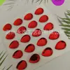 Sensación Viral de Internet 10*14mm 20 Piezas Forma de Gota de Agua Decorativos Adhesivos de Acrílico con Strass para Manualidades Infantiles