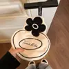 Linda Toalla de Mano Absorbente de Felpa de Coral Camelia, Suave y Sin Pelusa, Toalla de Mano Absorbente para Uso Doméstico, Tipo para Colgar