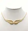Collar de Alas de Ángel Personalizado Retro Ecológico de Comercio Exterior Nuevo Europeo y Americano Fabricante Mayorista de Joyería de Moda