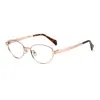 Gafas Ultraligeras de Titanio Puro con Protección contra Luz Azul, Montura Grande Ojo de Gato 57 para Mujer, Bx7002, Estilo Old Money con un Toque Cool, Se Pueden Adaptar con Lentes Graduados, 98762