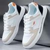 Zapatos Nuevos de Primavera 2025 Zapatos Blancos para Hombre Zapatos de Moda Estilo Coreano Versátiles Casuales Zapatos de Hombre Tenis Deportivos Transpirables Transfronterizos