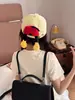 Gorra de Béisbol Mickey Butt para Niños Primavera y Verano Nueva Linda Dibujos Animados Cara Grande Mostrando Cara Foto Pequeña Gorra