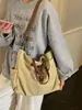 Bolso Casual de Gran Capacidad para Mujer 2026 Nuevo Estilo Bolso Diario de Lona Bolso Cruzado Bolso de Hombro Único para el Trabajo Bolso de Mano Tote