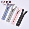 Cremallera Metálica Hualing No.5 Metal Cobre Tirador Sencillo Cremallera de Código Color Negro Bolsa Bolso Cremallera al Mayoreo