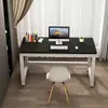 Escritorio de computadora, escritorio simple, escritorio de estudio para el hogar, dormitorio, escritorio pequeño para estudiantes, escritorio de oficina rectangular simple