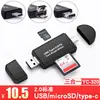 Leitor de Cartão Tipo C Modelo Privado de Fábrica Leitor de Cartão USB 3.0 Tudo-em-Um Adequado para Apple Otg Leitor de Cartão Celular