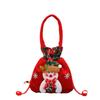 Bolsa de Regalo Navideña con Muñeca, Bolsa de Manzana, Bolsa de Regalo de Dulces para Niños, Bolsa de Manzana para Nochebuena, Estilo Reno