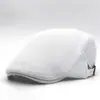 Boina de Malla Transpirable de Verano Gorra para Hombre y Mujer Gorra Frontal Sombrero para el Sol para Exteriores Gorra de Viaje Venta al por Mayor en Stock