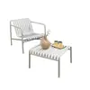 Conjunto de Mesa y Sillas Metálicas para Comedor en Terraza de Villa al Aire Libre, Conjunto de Mesa y Sillas para Patio de Ocio y Jardín, Conjunto de Mesa y Sillas de Té para Hotel y Restaurante