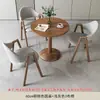 Mesa de Centro, Sala de Estar, Uso Doméstico, Juego de Mesa y Sillas de Negociación, Mesa Redonda Pequeña Simple para Balcón, Mesa de Recepción para Ocio