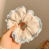 Scrunchie Estilo Coreano Zhao Lusi High-End Estético Ins Estilo Universitário Prendedor de Cabelo Estilo Doce Faixa de Cabelo Feminina