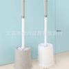 Nuevo Cepillo para Inodoro de Mango Largo con Set de Base, Cepillo para Baño, Cepillo de Limpieza de Acero Inoxidable, Cepillo para Limpiar Inodoros