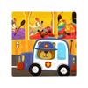 16 peças de desenho animado quebra-cabeça plana atacado bebê educação infantil Desenvolvimento Educacional meninos e meninas crianças pequenas blocos de construção brinquedos