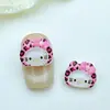 Gato Leopardo Estampado Dibujos Animados Gato Kt Accesorios de Arte para Uñas de Resina Estilo Barroco de Moda Más Vendidos Paquete Mixto Surtido Xiaohongshu