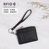 Bolsa para cartões antidesmagnetização com explosivos transfronteiriços, pequena bolsa portátil com zíper para moedas, porta-cartões, bolsa para cartões com vários cartões, feminina de alta qualidade