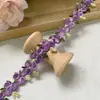 Renda de Cereja Gradiente Colorido Estéreo Solúvel em Água Bordado Roupas Roupas de Bebê Acessórios Mochila Mochila Materiais Decorativos
