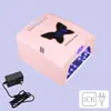 Modelo nuevo transfronterizo, lámpara de uñas recargable de 380W, portátil, fuente de luz dual, secado rápido, previene el oscurecimiento de la piel, diseño de doble cabezal de lámpara, específicamente para arte de uñas