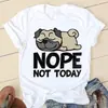 Camisetas para Mujer Cara de Perro Pug 2025 Ropa de Moda para Dama Tienda