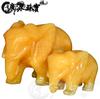 Direto da Fábrica-Operado Ornamentos de Elefante de Jade Bege Ricos, Ronghua e Riqueza Conjunto de Elefante Sala de Estar Escritório Ornamentos Suprimento Ao Vivo