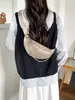 Bolsa de peito versátil e moderna 2026, estilo coreano, com strass, bolsa de ombro/transversal e pochete para mulheres