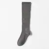 Calcetines de compresión para pantorrilla deportivos de malla transpirable de verano, calcetines largos profesionales para correr, bádminton, tenis, fitness con diseño segmentado