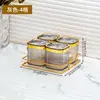 Caja de Condimentos de Lujo Ligero de Alto Valor Hogar Cocina Plástico de Gama Alta Tarro de Sal Tarro Sellado de Glutamato Monosódico Almacenamiento de Material Botella Tarro de Condimentos