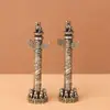 Pilar Decorativo Criativo de Latão da Cidade Proibida Pequenos Enfeites, Pilar Sólido Imitação Antiga Micro-Escultura Artesanato Vintage Pequenos Enfeites Atacado