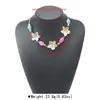 Collar con Colgante y Pendientes de Metal Estilo Transfronterizo Plumeria, Moda Vintage Exquisitos Accesorios de Lujo Ligero de Gama Alta para Mujer