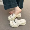Sandalias Versátiles de Verano sin Cierre para Mujer, Modelo Nuevo y Moderno de Suela Gruesa 2026, Adecuadas para Usar con Vestidos, Uso al Aire Libre y Playa