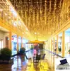 Fornecimento Direto Transfronteiriço Luzes de Tira de Gelo LED Plug-in Super Brilhantes Luzes de Fada de Natal para Exterior à Prova d'Água Luzes de Ambiente de Cascata para Jardim