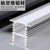 Canal de Aluminio para Luz Lineal LED al por Mayor del Fabricante, Luz Lineal con Borde, Canal de Luz de Aleación de Aluminio, Perfil de Canal de Aluminio para Luz Lineal