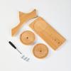 Búho de Cerámica Creativo Marco de Madera Animal de Dibujos Animados Maceta Decoración de Escritorio para Hogar y Oficina Venta al por Mayor Transfronteriza