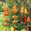2024 novo plástico dourado cabaça nova casa arranjo de inauguração pequeno pingente decoração casamento plantas ornamentos festivo