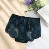 Encaje para mujer de talle medio sin costuras ultradelgado levanta glúteos talla extra gordo mm200 kg caliente hueco sexy triángulo malla