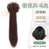 Coleta de Peluca para Mujer Cabello Artificial Trenza Antigua Hanfu Coleta Lateral con Pinza Estilo Chino Ligero Cabello Largo Liso Nueva Coleta China