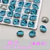 Rhinestones Mixtos K9 de Alta Calidad para Uñas, Rhinestones Brillantes Irregulares de Forma Irregular, Facetados Múltiples, Imitación Azul, Rhinestones Grandes para Uñas
