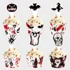Estante para pasteles transfronterizo de papel, bandeja de tres pisos, estante para pasteles tridimensional de varias capas, suministros de decoración para diseño de fiestas temáticas