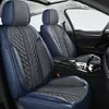 Cojín para Asiento de Coche de Piel Napa Hecho a Medida para Todas las Estaciones, Funda de Asiento de Piel de Cobertura Total para Asiento Individual/Doble, Cojín para Asiento de Coche Completo de Cinco Plazas