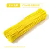 Palo retorcido para niños, paquete de materiales hechos a mano DIY, Palo plegable de felpa de colores para raíz del cabello, Tiras de pelo de colores macarrón cifradas