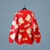 Jaqueta Suéter de Urso Desenho Animado para Mulheres Outono e Inverno 2025 Novo Estilo Coreano Solto Estilo Preguiçoso Roupa Exterior Estilo Estrangeiro Cardigan de Tricô