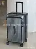 Maleta Doble Capa Cremallera Antiexplosión Almacén Profundo Caja con Contraseña para Mujer Gran Capacidad Carrito de Viaje para Estudiantes Nuevos Caja de Cuero para Hombres