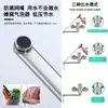 Grifo de Cocina con Agua Fría y Caliente, Fregadero de Acero Inoxidable 304, Montado en la Pared, Engrosado, Grifo de Estilo Sencillo