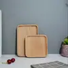 Fábrica de Platos de Cena de Madera de Haya Suministra Varios Tamaños de Bandejas de Madera, Bandejas para Frutas, Bandejas para Pan, Bandejas de Madera Multifuncionales