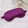 Máscara de olho de seda artificial de dupla face logotipo impresso amoreira seda sono sombreamento respirável intestino grosso máscara elástica dos olhos atacado