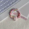 Lindo coletero de gato, cuerda de pelo colorida, diadema trenzada de dibujos animados dulces para niñas, accesorio para el cabello con banda elástica de alta elasticidad