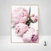 Nórdico Moderno Simple Ins Flor Letra Pintura Núcleo Pintura en Aerosol Arte Hogar Dormitorio Pintura Decorativa Rosa Cálido Pintura Colgante